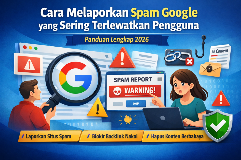 Cara Melaporkan Spam Google yang Sering Terlewatkan Pengguna (Panduan Lengkap 2026)